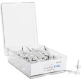 Sparco Pushpins, 3/8", Clear, Box Of 100 (BSN81002)
