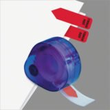Redi-Tag Arrow Message Page Flags in Dispenser, "FIRMAR AQUI", Red, 120 Flags/Pack (RTG82025)