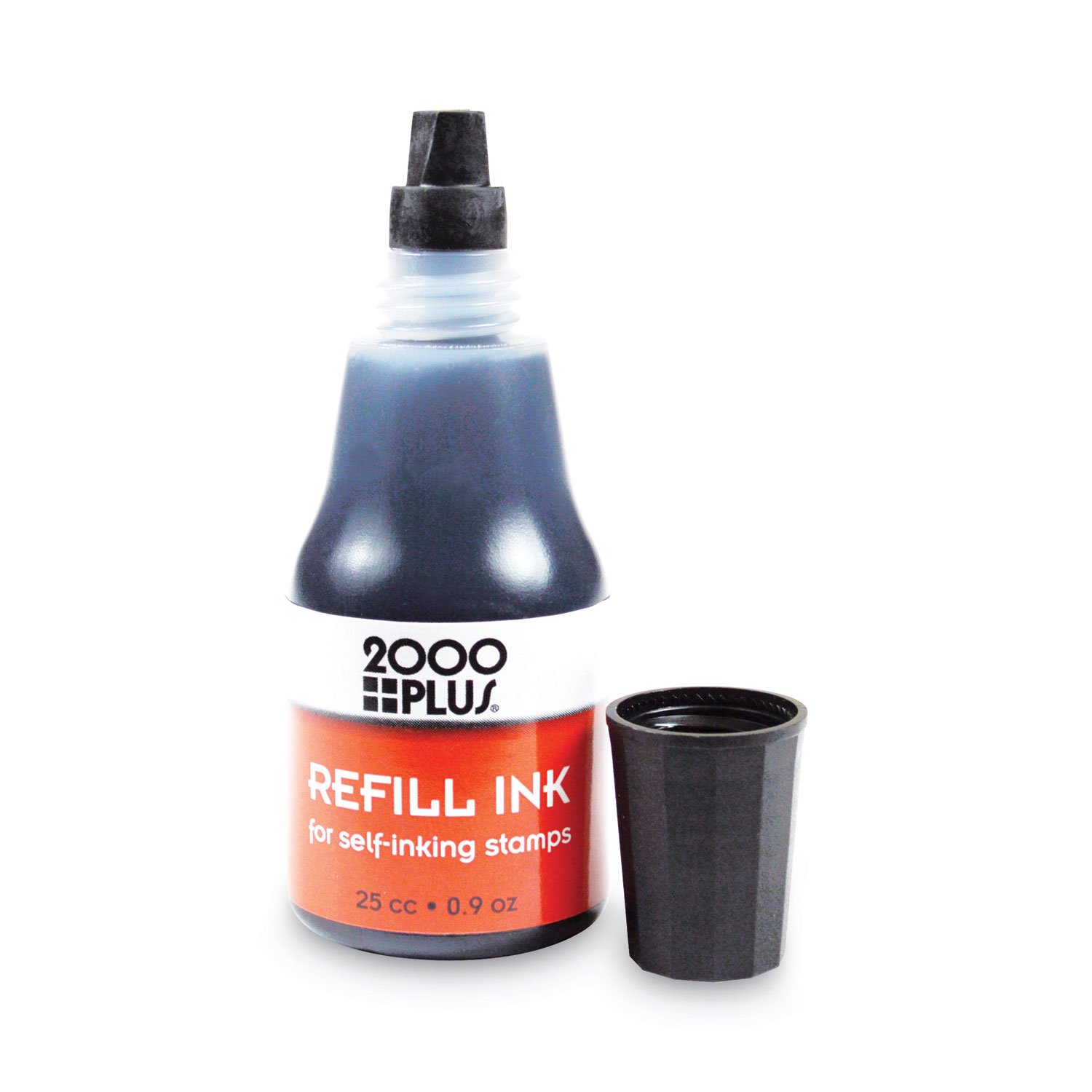 COSCO 2000PLUS Self-Inking Refill Ink, 0.9 oz. Bottle, Black (COS032962) - Image 5