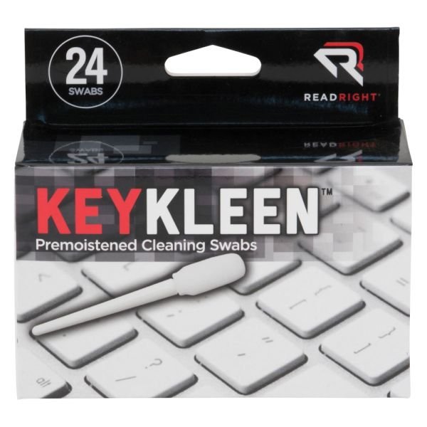 Advantus KeyKleen Cleaning Swabs, Box Of 24 (REARR1243)