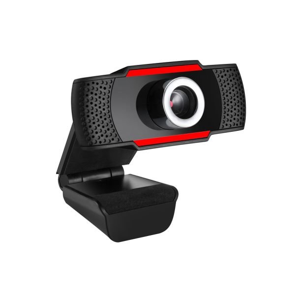 Adesso CyberTrack CyberTrack H3 Webcam - 1.3 Megapixel - 30 fps - Black, Red - USB 2.0 (SYNX5852647)