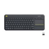 Logitech K400 Plus Wireless Touch Keyboard, Black, 920-007119 (LOG920007119)