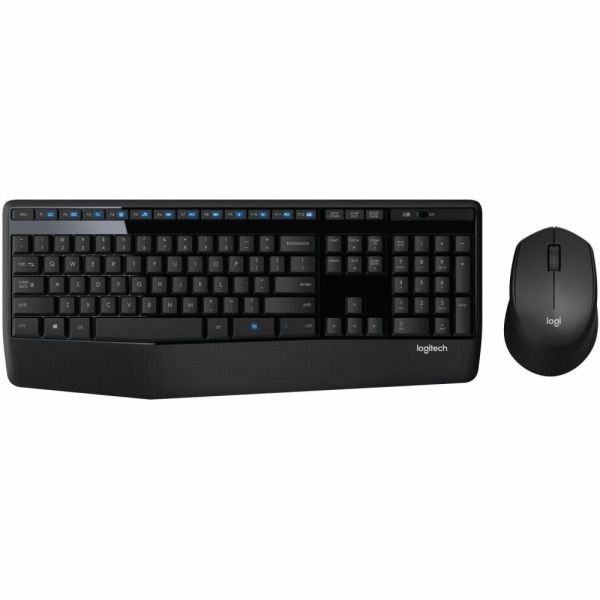 Logitech MK345 Wireless Straight Full Size Keyboard & Right-Handed Optical Mouse, Black (ODFN531638) - Image 10