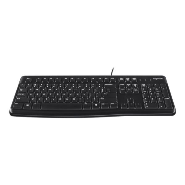 Logitech K120 Wired Keyboard for Windows, USB Plug-and-Play, Full-Size, Spill-Resistant, Curved Space Bar, Compatible with PC, Laptop - Black (LOG920002478) - Image 12