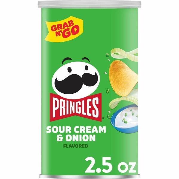 Pringles Sour Cream & Onion Cans, 2.50 Oz, Carton Of 12 Cans (KEB84560) - Image 8
