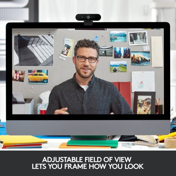 Logitech 4K Pro Webcam with HDR and Noise-Canceling Mics, Black (ODFN6854675) - Image 9