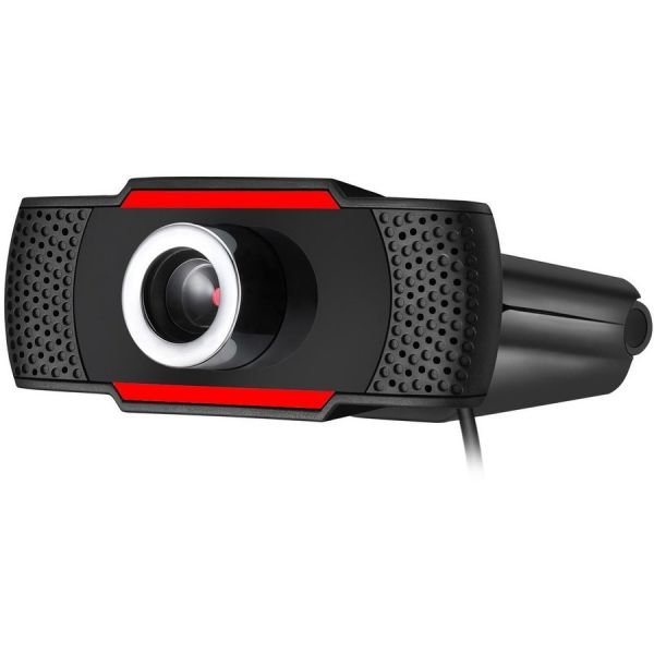 Adesso CyberTrack CyberTrack H3 Webcam - 1.3 Megapixel - 30 fps - Black, Red - USB 2.0 (SYNX5852647) - Image 12