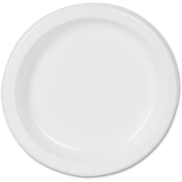 Dixie Paper Dinnerware, Plate, 8.5" dia, White, 125/Pack, 4/Carton (DXEDBP09WCT) - Image 10
