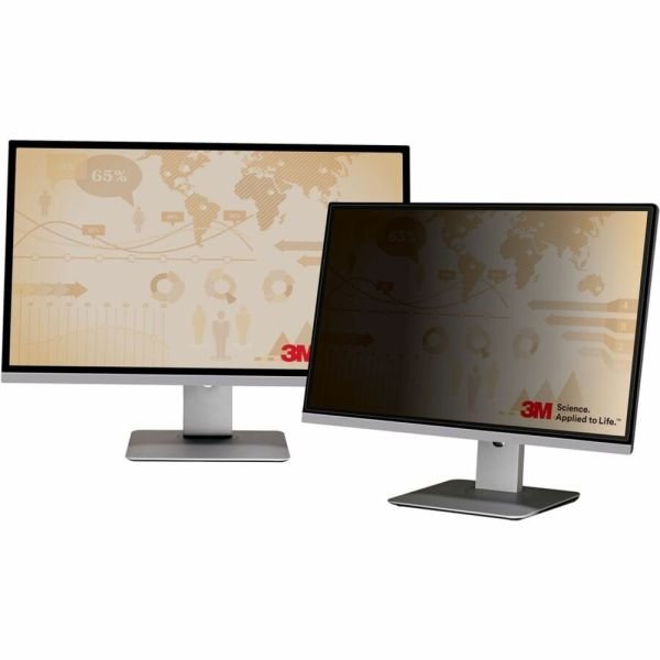 3M Privacy Filter for Monitors, 21.5" Full Screen, 16:9 Aspect Ratio, Reduces Blue Light, Anti-Glare (MMMPF215W9P) - Image 2