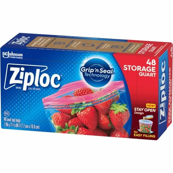 Ziploc Brand Seal Top Quart Storage Bags (SJN665015) - Image 2