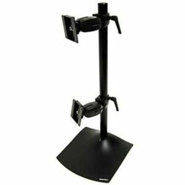Ergotron DS100 Series Freestanding Dual Monitor Stand - Up to 46lb - Up to 24" Flat Panel Display - Black (SYNX980529)