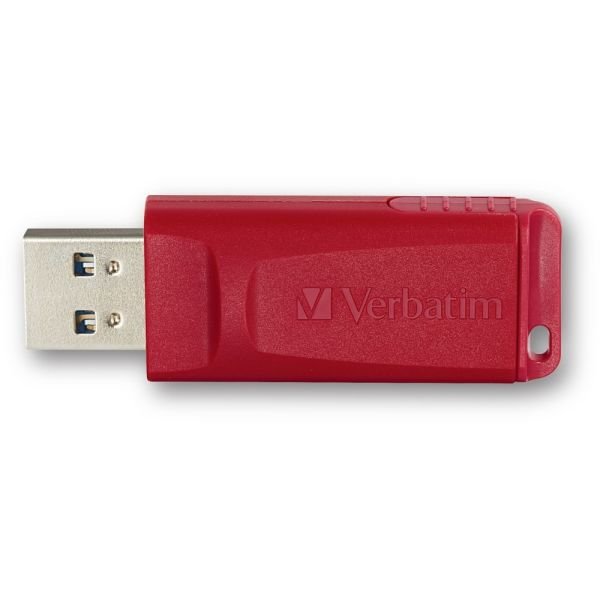 Verbatim Store 'n' Go USB Flash Drives - 16 GB - USB 2.0 - Red - Lifetime Warranty - 4 / Carton (ODFN4294366) - Image 2