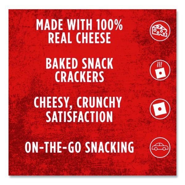 Sunshine Cheez-it Crackers, 1.5 oz Bag, Reduced Fat, 60/Carton (KEB122264) - Image 2