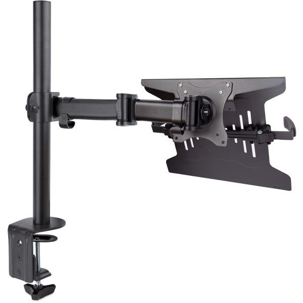 StarTech.com Laptop Desk Mount, Monitor and Laptop Arm Mount, Displays up to 34" (17.6lb/8kg), VESA Laptop Tray Arm, Clamp / Grommet (ETLZ1075628899) - Image 4