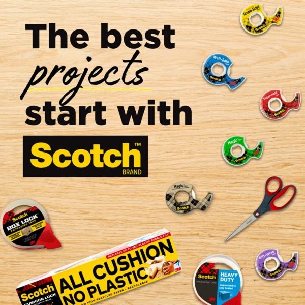 Scotch Transparent Tape, 24 Tape Rolls, 3/4 in x 1000 in, Home Office Supplies and School Supplies for College and Classrooms (MMM600K24) - Image 4
