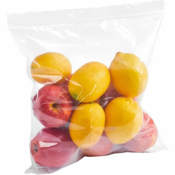 Genuine Joe Freezer Storage Bags - 1 gal Capacity2.70 mil (69 Micron) Thickness - Zipper Closure - Clear - 11579 (GJO11579) - Image 3
