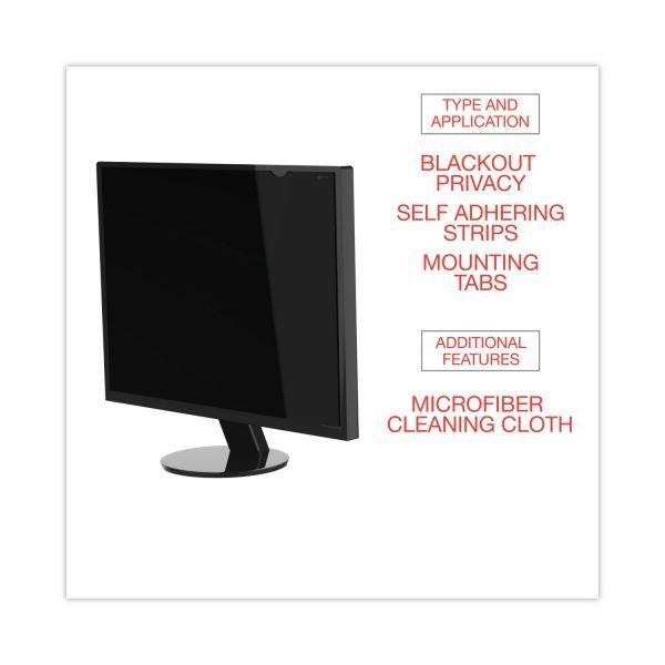 Innovera Blackout Privacy Filter for 15" Flat Panel Monitor/Laptop (IVRBLF150) - Image 3