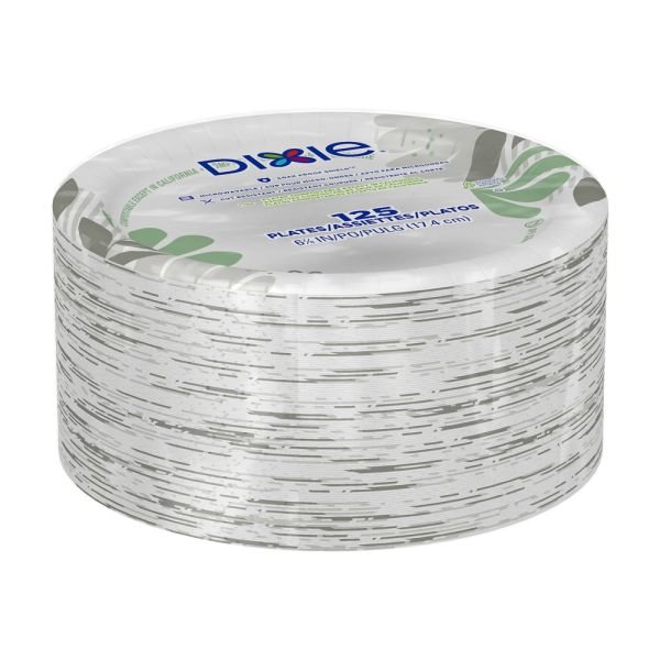 DIXIE 6 7/8IN MEDIUM-WEIGHT PAPER PLATES BY GP PRO (GEORGIA-PACIFIC), PATHWAYS, 500 PLATES PER CASE (DXEUX7WSCT) - Image 4