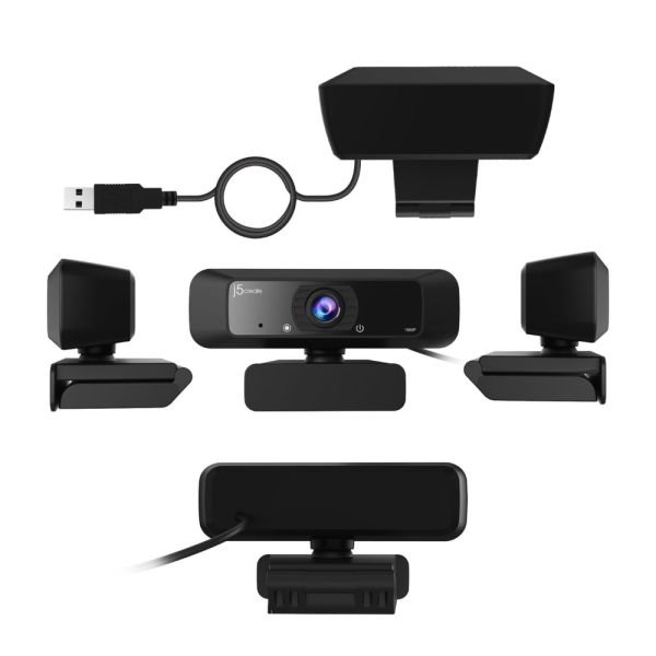 j5create USB HD Webcam with 360° Rotation and 1080P, JVCU100 (ODFN7864646) - Image 4