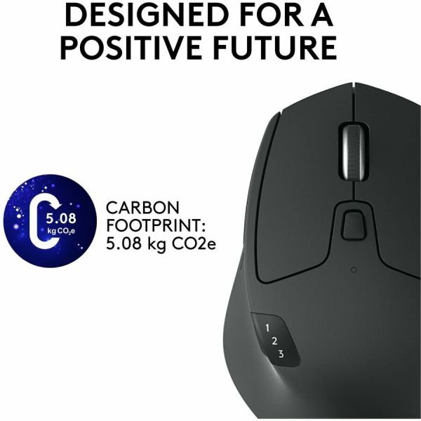 Logitech M720 Triathlon Wireless Mouse, 2.4 GHz Frequency, 33 ft Wireless Range, Right Hand Use, Black (LOG910004790) - Image 3