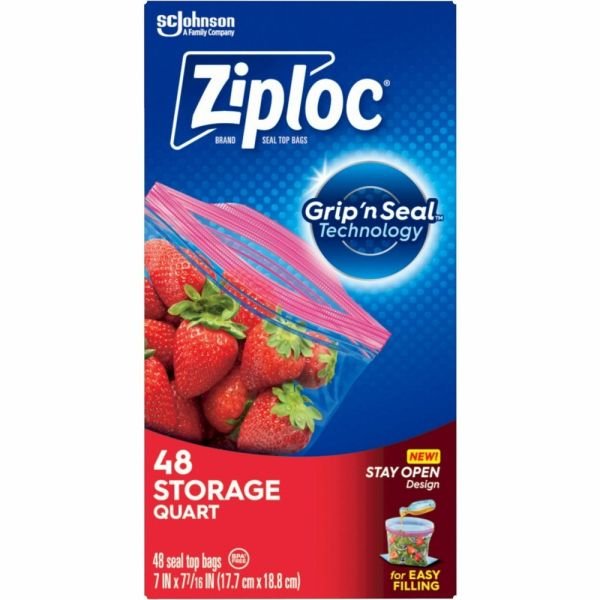 Ziploc Brand Seal Top Quart Storage Bags (SJN665015) - Image 5