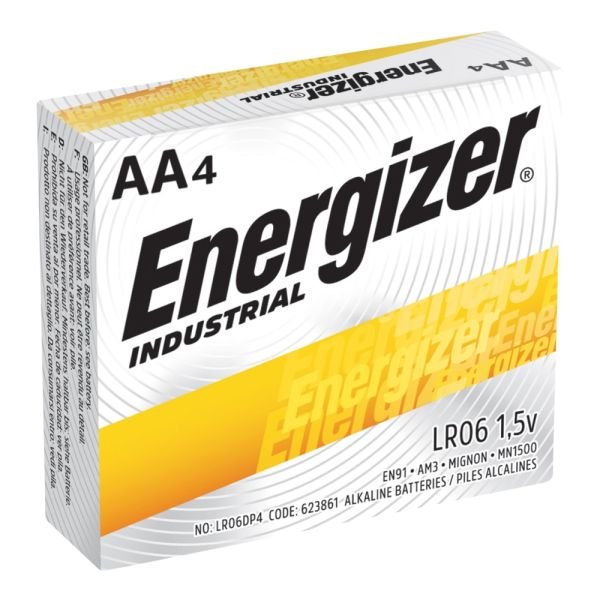Energizer Industrial AA Alkaline Batteries, Pack Of 24 (EVEEN91) - Image 2