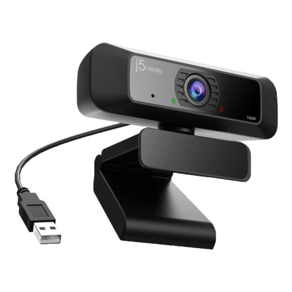 j5create USB HD Webcam with 360° Rotation and 1080P, JVCU100 (ODFN7864646) - Image 3