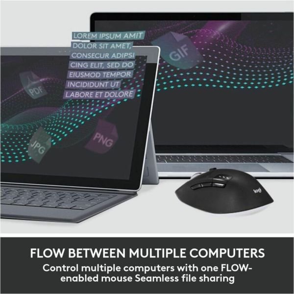 Logitech MK850 Wireless Keyboard & Mouse, Black (ODFN632588) - Image 5