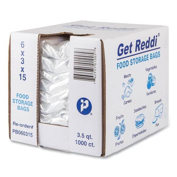 Inteplast Group Food Bags, 112 oz, 6" x 3" x 15", Clear, 1,000/Carton (IBSPB060315) - Image 5