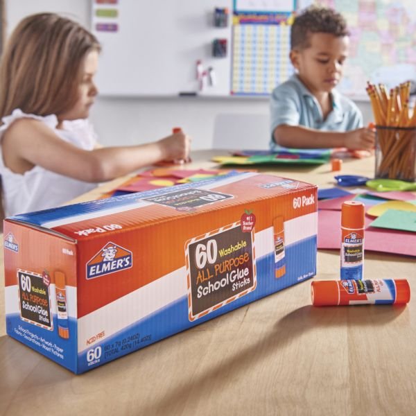 Elmer's Glue Stick Classroom Pack, 14.4 Oz, Pack Of 60 (EPIE501) - Image 6