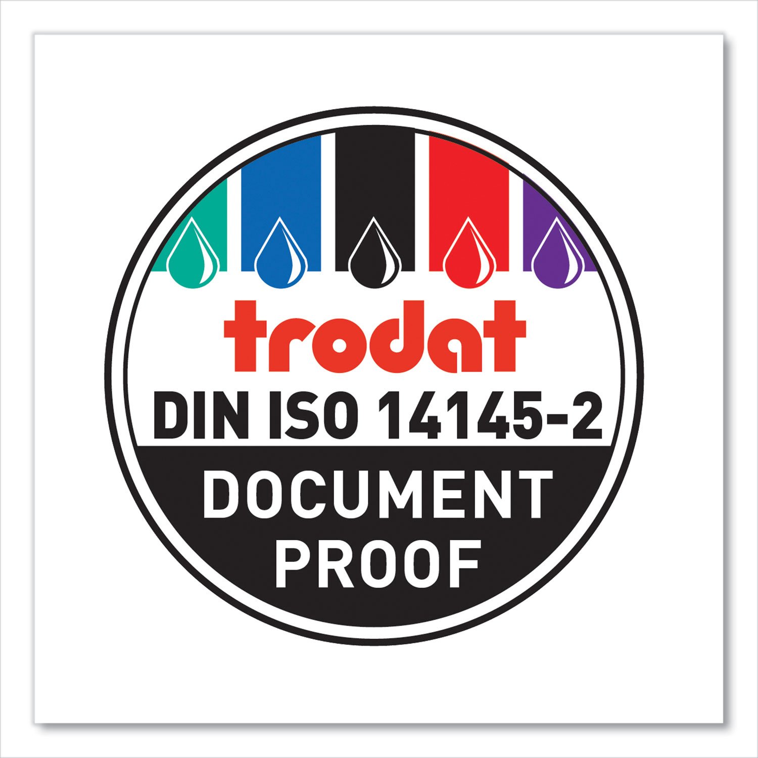 Trodat 4820 Self-Inking Stamp, Date Only, 3/8" x 1 5/8", 65% Recycled, Black (USSE4820) - Image 5