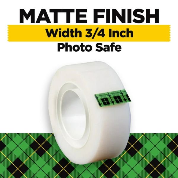 Scotch Magic Tape, Invisible, 24 Tape Rolls, 3/4 in x 1000 in, Home Office Supplies and School Supplies for College and Classrooms (MMM810K24) - Image 5