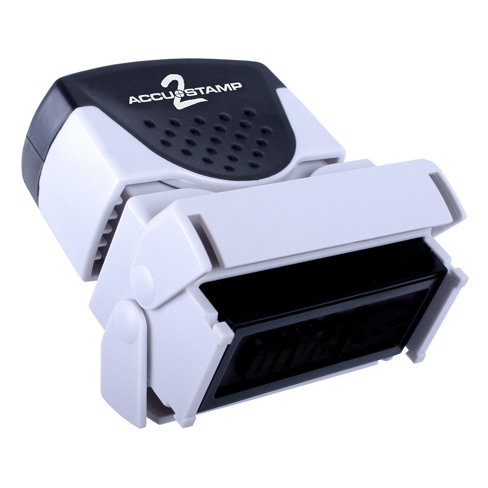 ACCU-STAMP2 Message Stamp with Shutter, 1-Color, RETURN TO SENDER, 1-5/8" x 1/2" Impression, Pre-Ink, Red Ink (COS035631) - Image 3