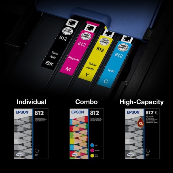 Epson 812XL DURABrite Black; Cyan; Magenta; Yellow, Ultra High-Yield Ink Cartridges, Pack Of 4 Cartridges, T812XL-XCS (ODFN6122481) - Image 5