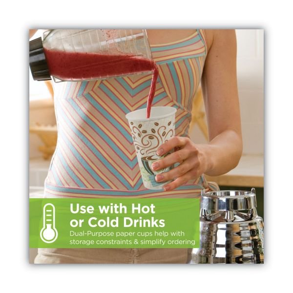 Dixie PerfecTouch Hot Cups And Lids, 10 Oz., White, Pack Of 50 (DXE5310COMBO600) - Image 5
