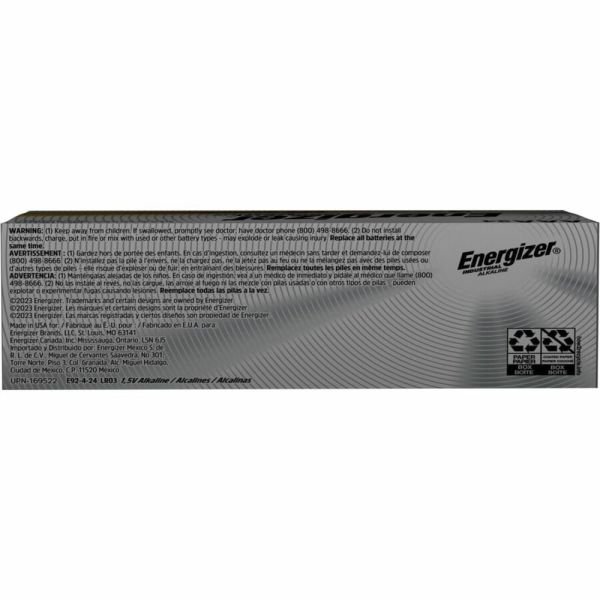 Energizer Industrial AAA Alkaline Batteries, Pack Of 24 (EVEEN92) - Image 5