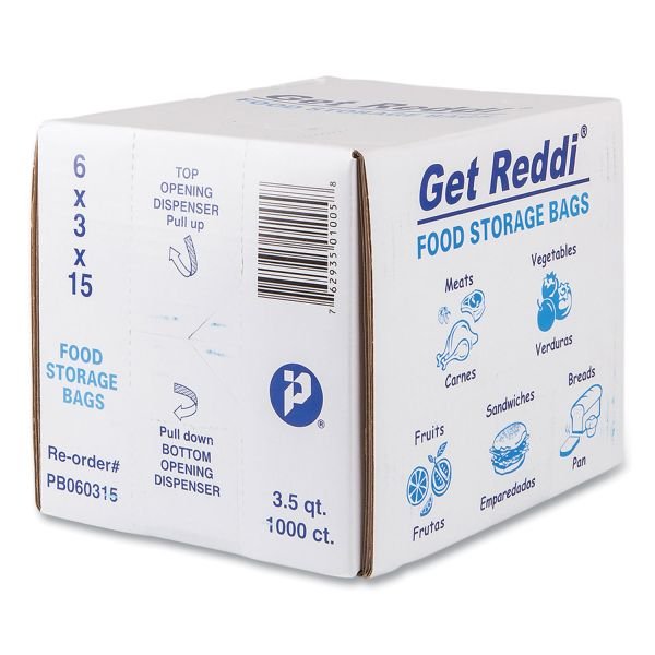 Inteplast Group Food Bags, 112 oz, 6" x 3" x 15", Clear, 1,000/Carton (IBSPB060315) - Image 4