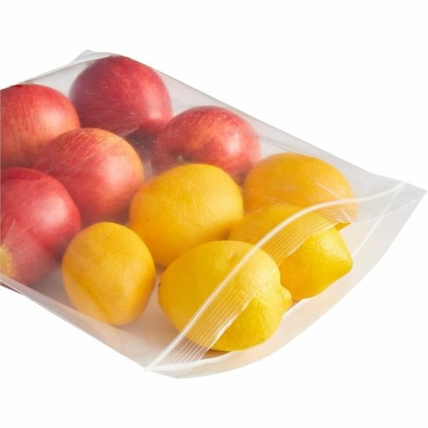Genuine Joe Freezer Storage Bags - 1 gal Capacity2.70 mil (69 Micron) Thickness - Zipper Closure - Clear - 11579 (GJO11579) - Image 5