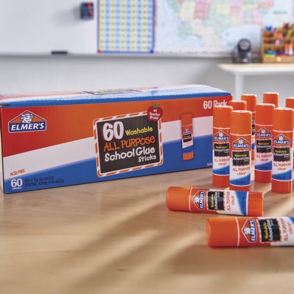 Elmer's Glue Stick Classroom Pack, 14.4 Oz, Pack Of 60 (EPIE501) - Image 2