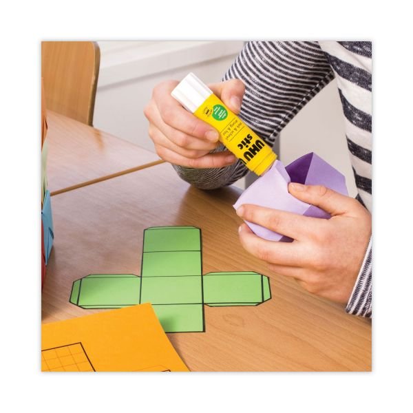 Saunders UHU stic Washable Glue Stick - 1.41 oz - 12 / Box - White (STD99655) - Image 5
