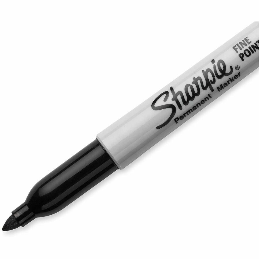 Sharpie Fine Tip Permanent Marker, Fine Bullet Tip, Black, 5/Pack (SAN30665PPA) - Image 4