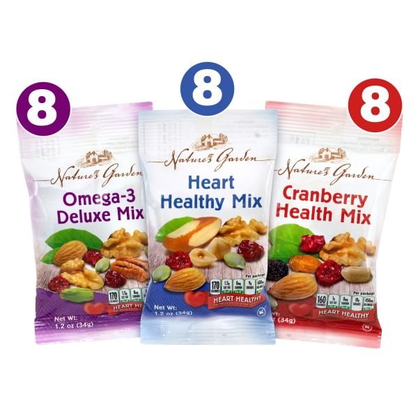 Nature's Garden Healthy Trail Mix Snack Packs, Assorted Flavors, 1.2 oz Pouch, 24/Bag, 2 Bags/Carton (GRR60004092) - Image 4