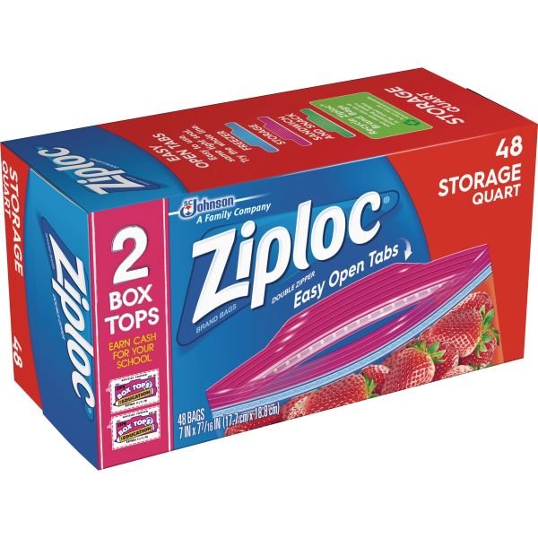 Ziploc Brand Seal Top Quart Storage Bags (SJN665015) - Image 4