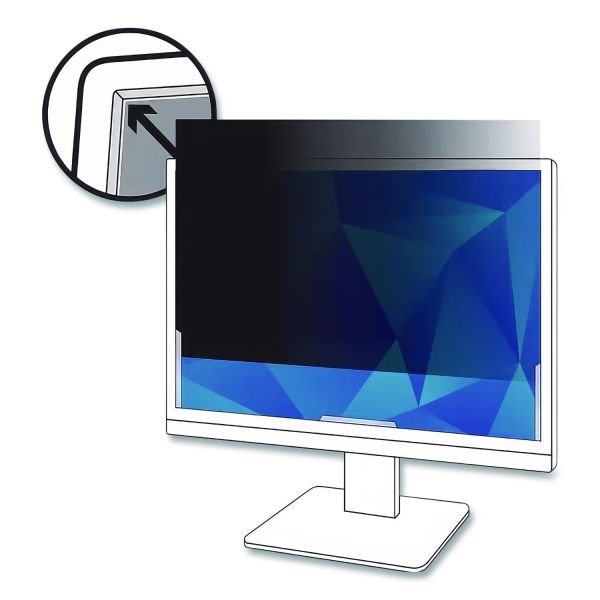 3M Frameless Blackout Privacy Filter for 21.3" Flat Panel Monitor (MMMPF213C3B) - Image 6