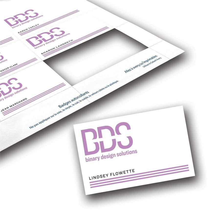 Avery Laser Name Badge Inserts, 3" x 4", Box Of 300 (AVE5392) - Image 4