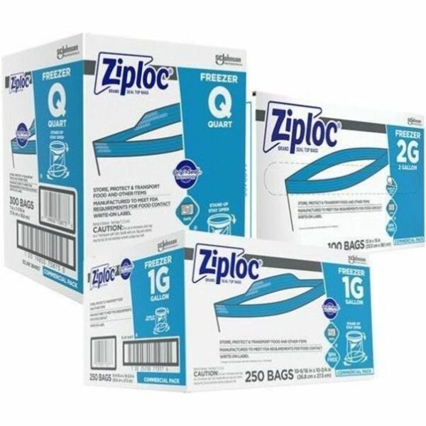 Ziploc Freezer And Storage Bags, 1 Gallon, Box Of 250 Bags (SJN682258) - Image 9