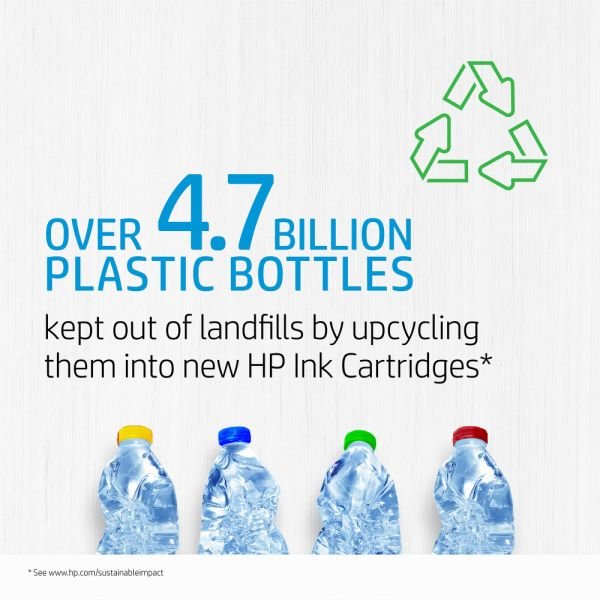 HP 62XL Black/62 Tri-Color High-Yield Ink Cartridges, Pack Of 2, N9H67FN (ODFN924653) - Image 7