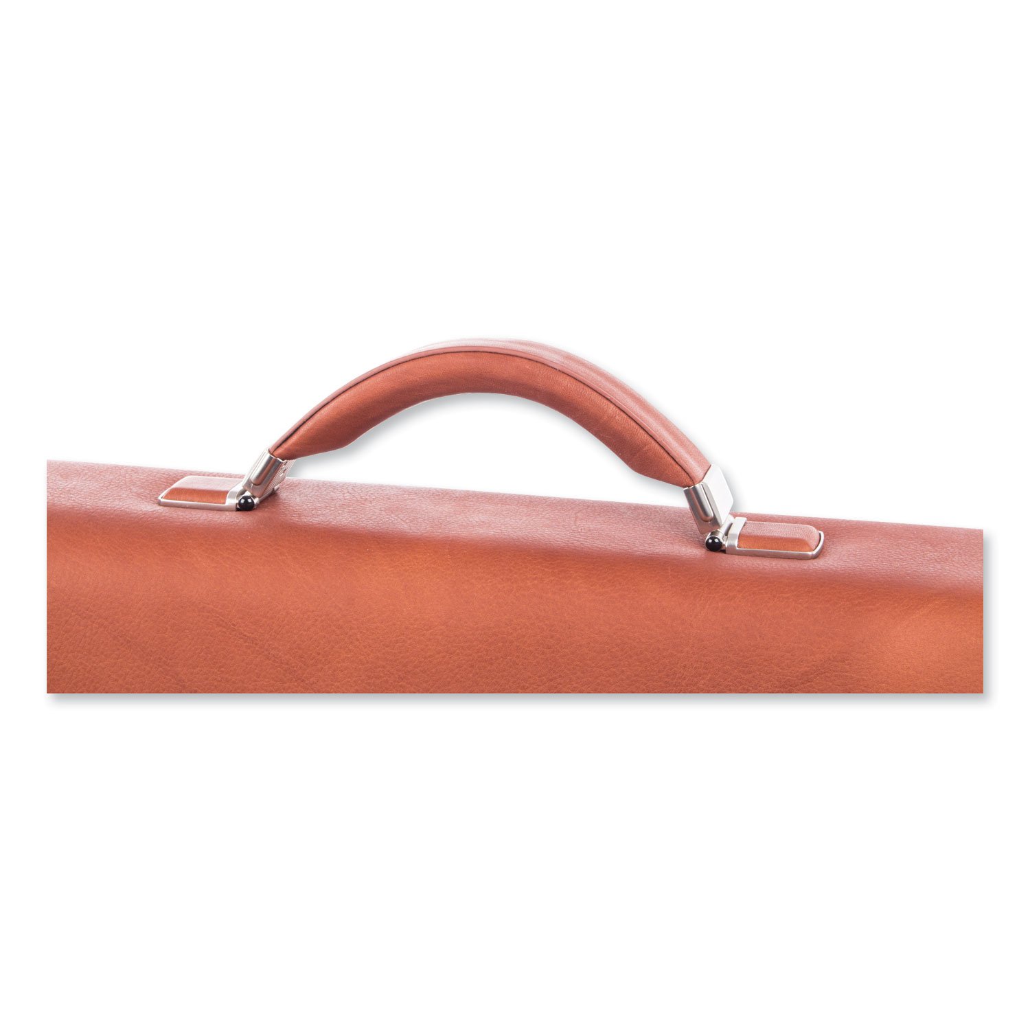 Swiss Mobility Milestone Briefcase, Fits Devices Up to 15.6", Leather, 5 x 5 x 12, Cognac (SWZ49545807SM) - Image 3