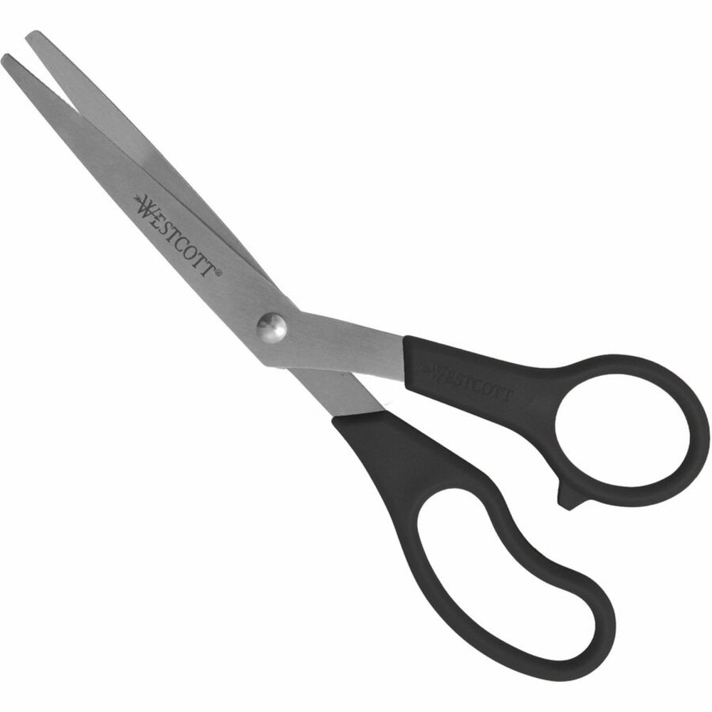 Westcott All-Purpose Value Stainless Steel Scissors, 8", Pointed, Black, Pack Of 3 (ACM13402) - Image 3