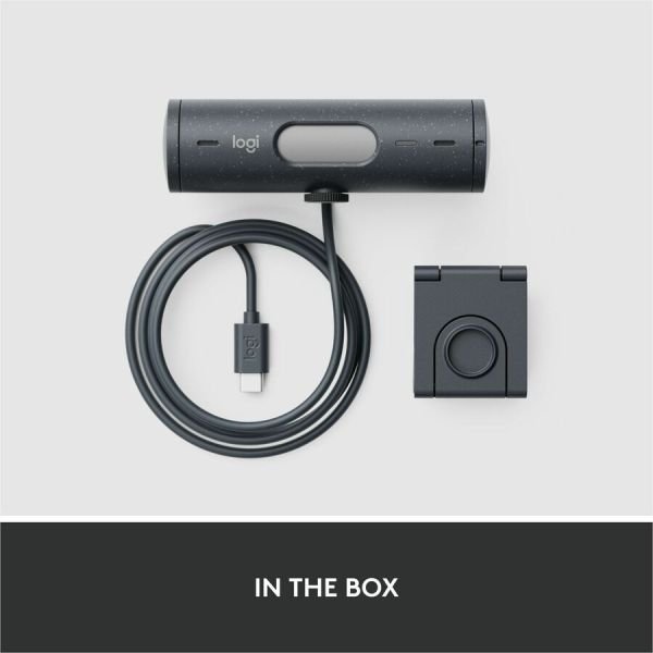 Logitech Brio 500 Full HD webcam, auto framing, noise-reducing mics, privacy shutter, streaming & video calling, Graphite (ETLZ1074900299) - Image 10